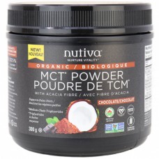 Nutiva Organic Chocolate MCT Powder With Acacia Fiber, 300g