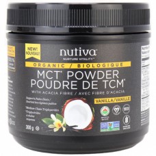 Nutiva Organic Vanilla MCT Powder With Acacia Fiber, 300g
