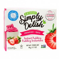Simply Delish Sugar Free Strawberry Pudding, 48g