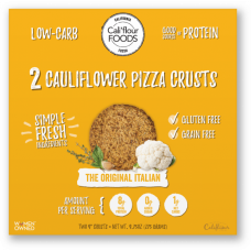 Cali'flour Foods Cauliflower Pizza Crust - The Original Italian, 2 Crusts