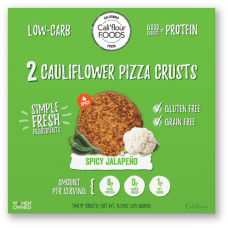Cali'flour Foods Cauliflower Pizza Crust - Spicy Jalapeno, 2 Crusts