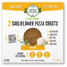 Cali'flour Foods Cauliflower Pizza Crust - Plant Based, 2 Crusts
