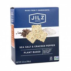Jilz Gluten Free Cracked Pepper & Sea Salt Crackerz, 156g