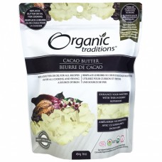 Organic Traditions Organic Cacao Butter, 454g